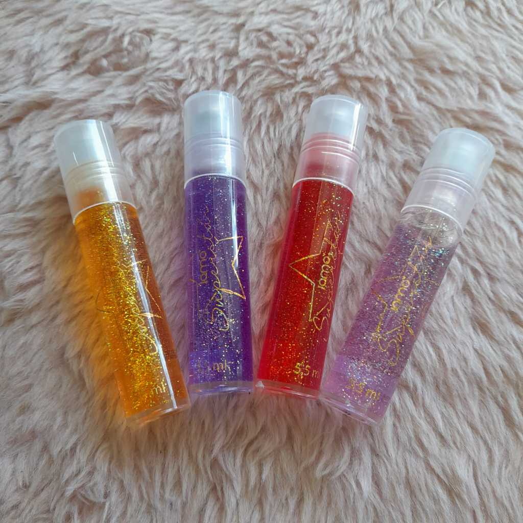 Gloss labial com glitter com 55ml da marca IAMÓ Superstars