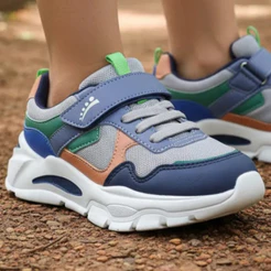 Tênis Infantil Ortopasso Colorido Wave Sola Colorida Fashion Macio Leve Envio Rápido Menino Menina