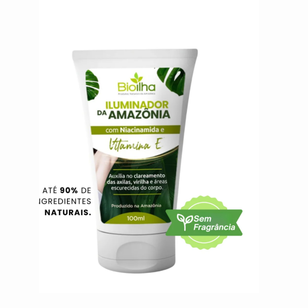 Creme clareador Íntimo Bioilha/Niacinamida e dolomita/axilas, virilha,,manchas escuras