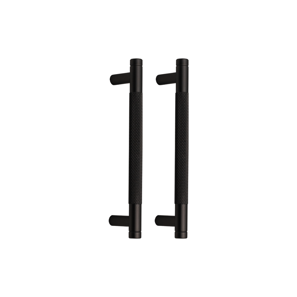 2x Puxador Alça Recartilhado Cromado Armário Cômoda  Maggiore 128mm