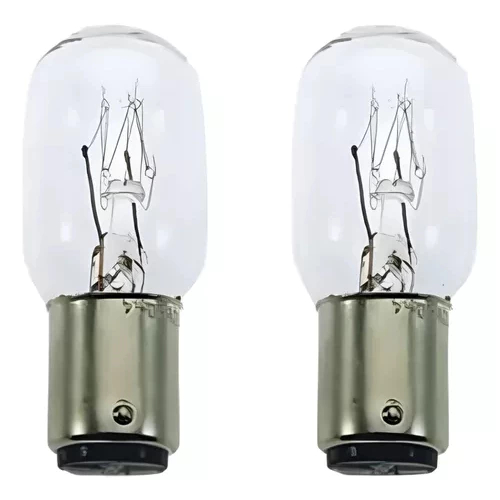 Kit 2 Lâmpadas Máquina Costura Singer Doméstica Encaixe 2 Polos 110v Promoção! .