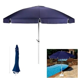 Guarda Sol Com Manívela Verão 2,50m Com Haste Em Alumínio E FPS 100 Grande e ArticuladoMor em Oferta na Shopee