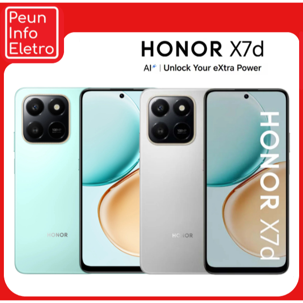 Celular Smartphone Honor X7D 4G Dual Sim 6,77" 8GB/256GB NFC 6500mAh