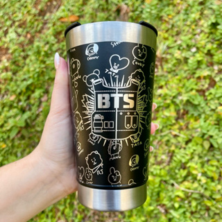 Copo Térmico BTS NEW 473ml – Personalizado em Gravação 360° a Laser em Oferta na Shopee