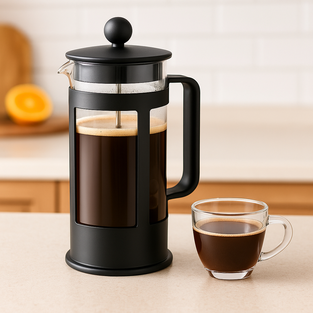 Cafeteira Prensa Francesa Café Cremeira 350ml e 600ml