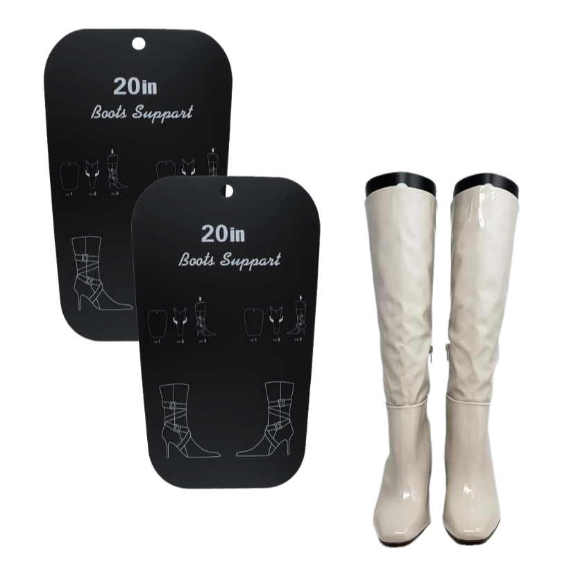 Suporte Flexível PVC para não amassar Cano de Botas - canos de 22cm a 58cm antivinco e rachadura