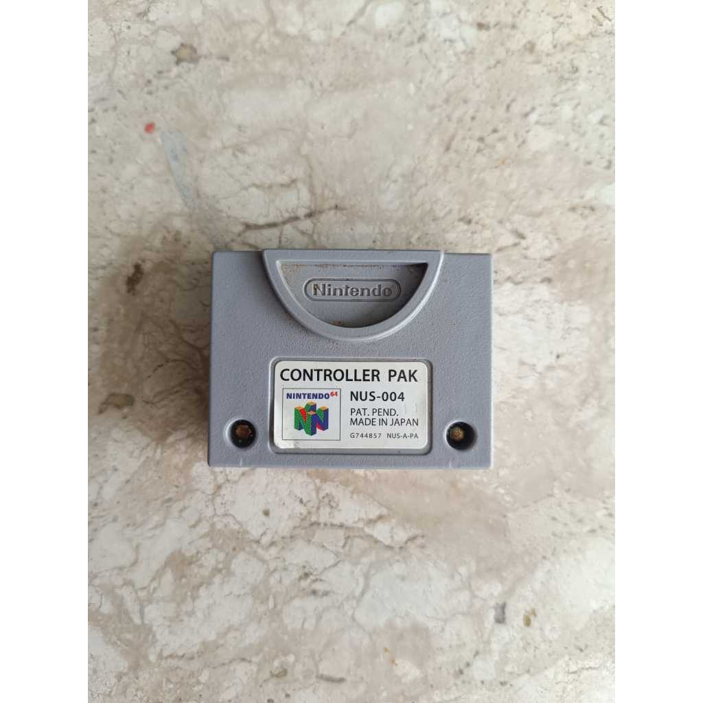 Controller Pak Memory Card Nintendo 64 N64 Original
