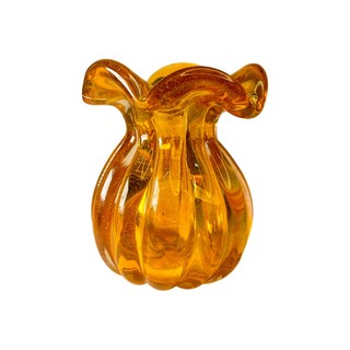 Vaso Murano Trouxinha Cristal Enfeite Decoração Casa Flor Mesa