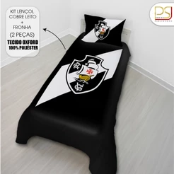 Jogo De Lençol Cobre Leito + Fronha Vasco