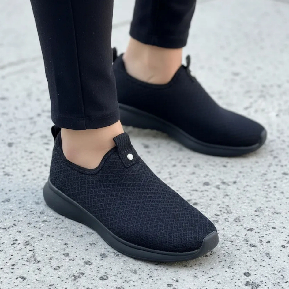 Tênis Feminino Academia - Tênis Feminino Meia Sapato Casual Confortável Sem Cadarço