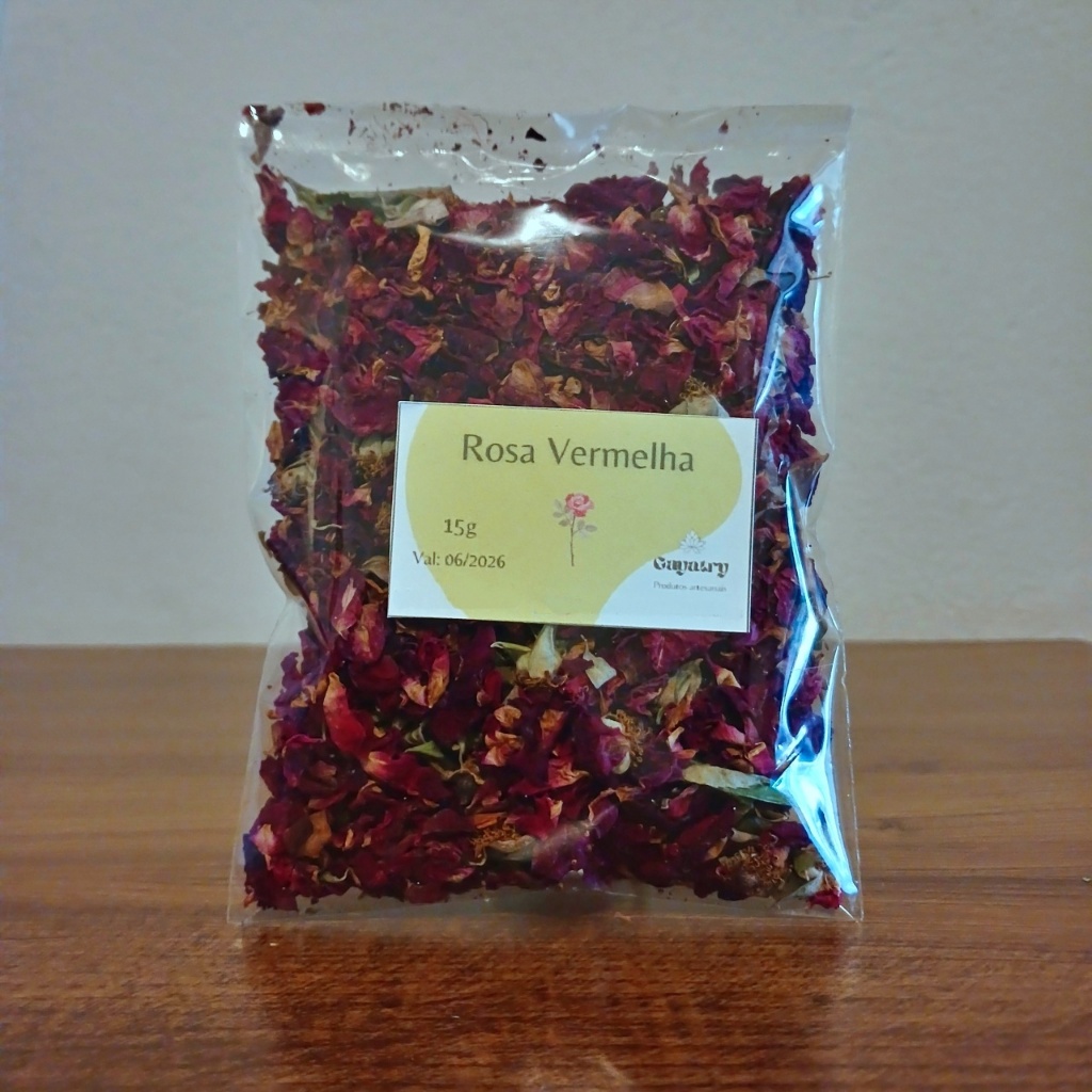 ​​Rosas vermelhas (Rubra)  - desidratada para chás ou banhos