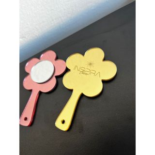 Kit 5 Mini Espelho Bolsa  Mão Personalizado Flor Com Logo Empresa Brinde Mimo Presente Acrilico Espelhado em Oferta na Shopee