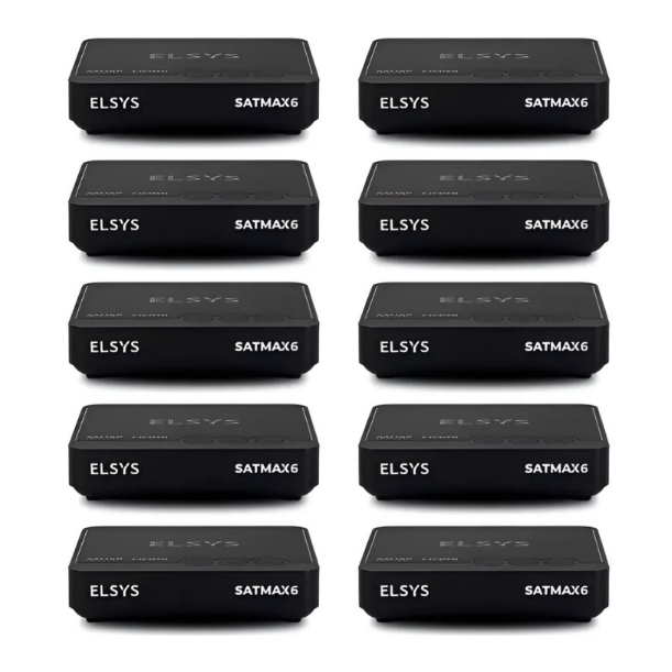 KIT 10 RECEPTORES 10 SATMAX 6 ELSYS REGIONALIZADO