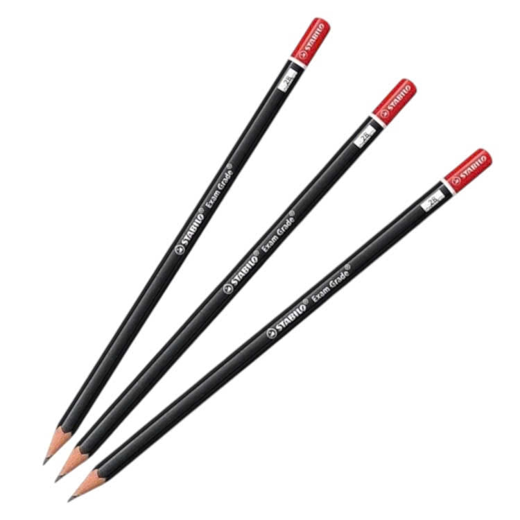 2x Lápis Stabilo Exam Grade 2B