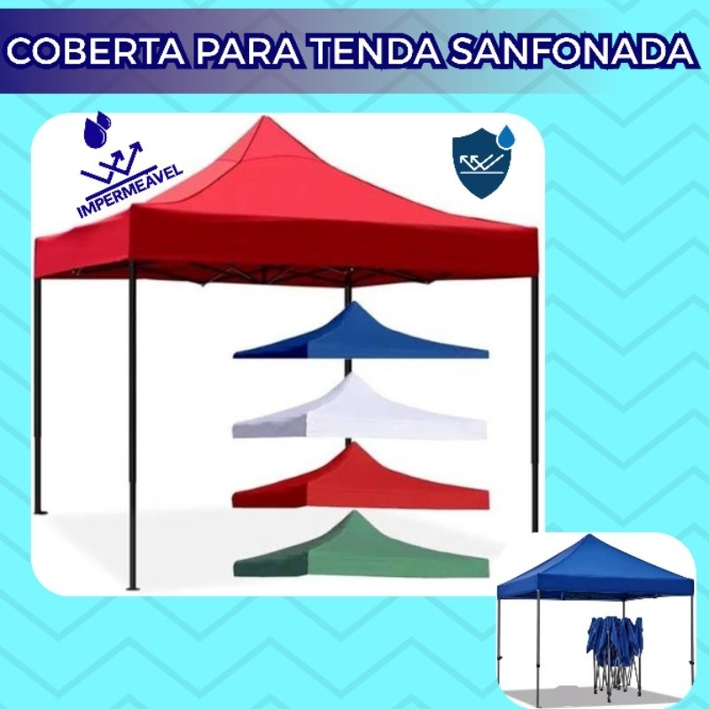 Lona extra forte para Tenda Sanfonada | Impermeável| Lona BAGUM | Ideal para Feiras, Eventos e Barracas