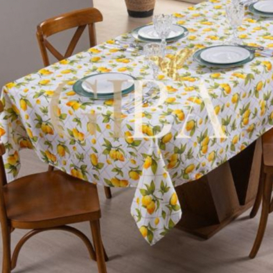 TOALHA DE MESA COZINHA ESTAMPADA LIMÃO SICILIANO - LANÇAMENTO 2025- PREÇO DE FÁBRICA! em Oferta na Shopee