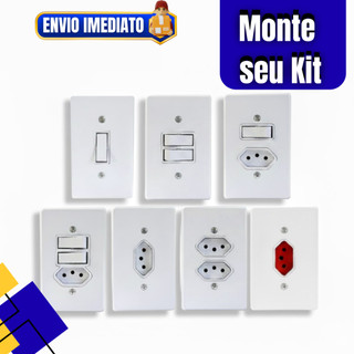 Radial Linha Gelo Tomada Interruptor 4x2 10A/20A Tomadas Simples 10a tomada 20a Tomada Com Apagador