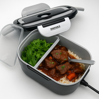 Marmita 1,5L Elétrica Portátil Bivolt 60W Comida quente Dieta fitness Compacta Econômica e Prática