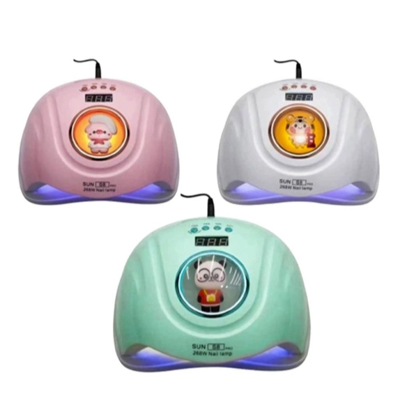 Cabine de Unha Sun S8 Profissional 268w Para Unhas de Gel Led Uv Com Bichinho Bivolt