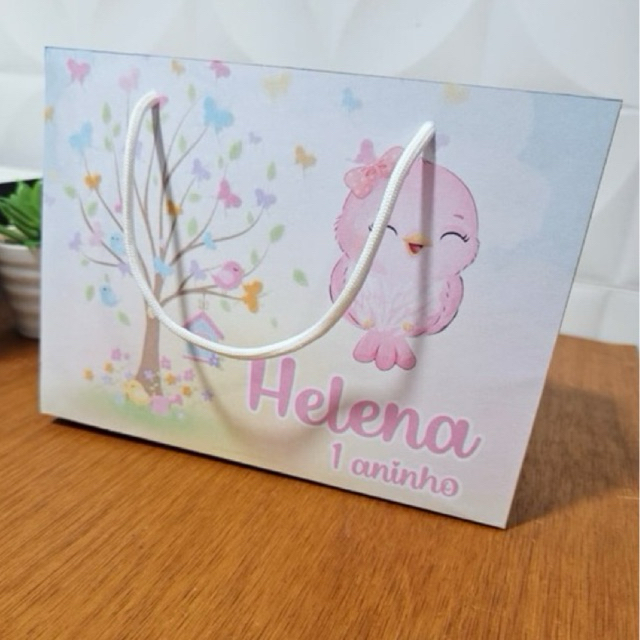 Sacolinha Jardim Encantado  Personalizado | Sacolinha | Lembrancinha | Aniversário JARDIM ENCANTADO