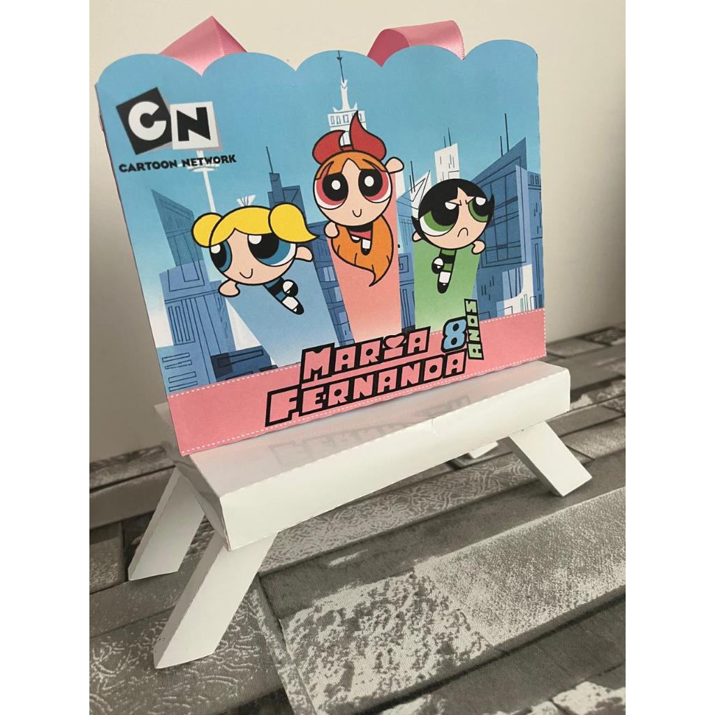 Sacolinha Personalizadas Meninas Super Poderosas/ Lembrancinhas Meninas super poderosas