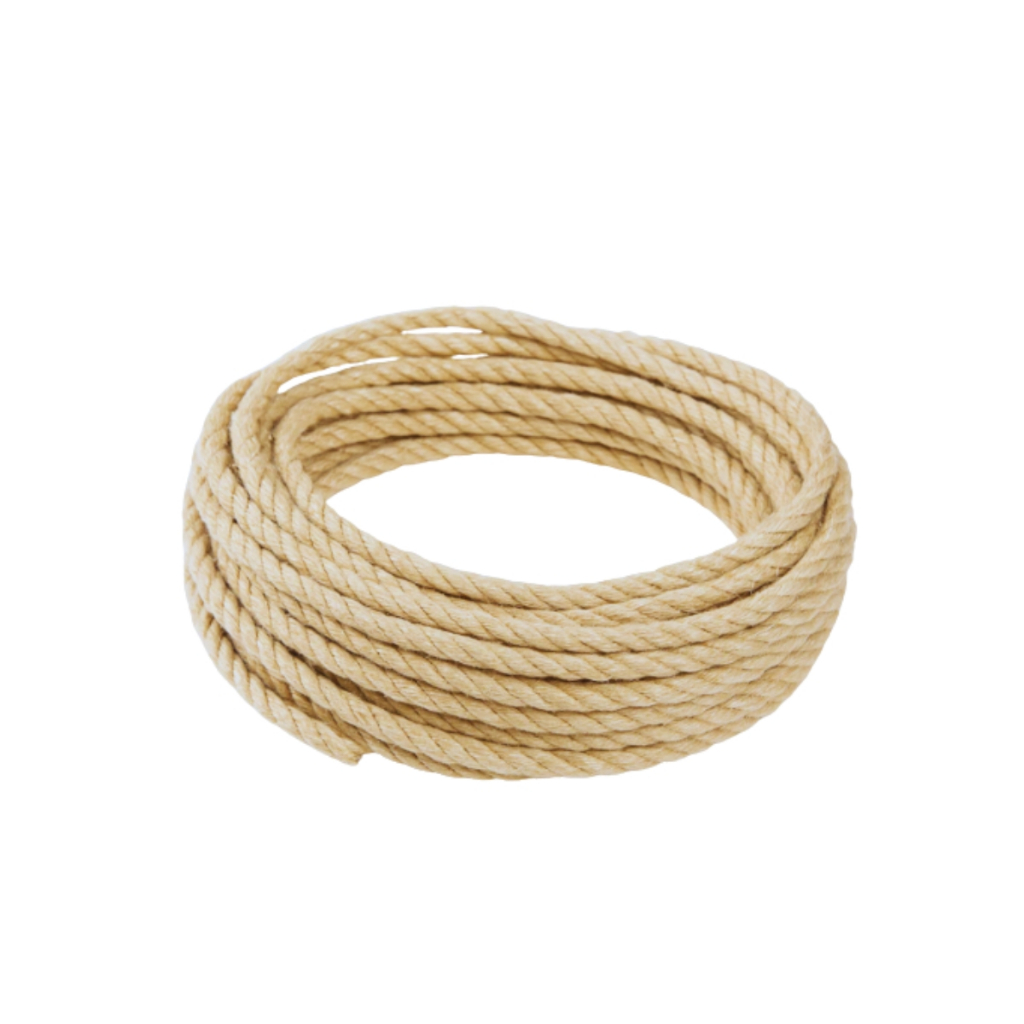 2 Metros Corda Sisal Natural Naval Artesanato em geral 10mm