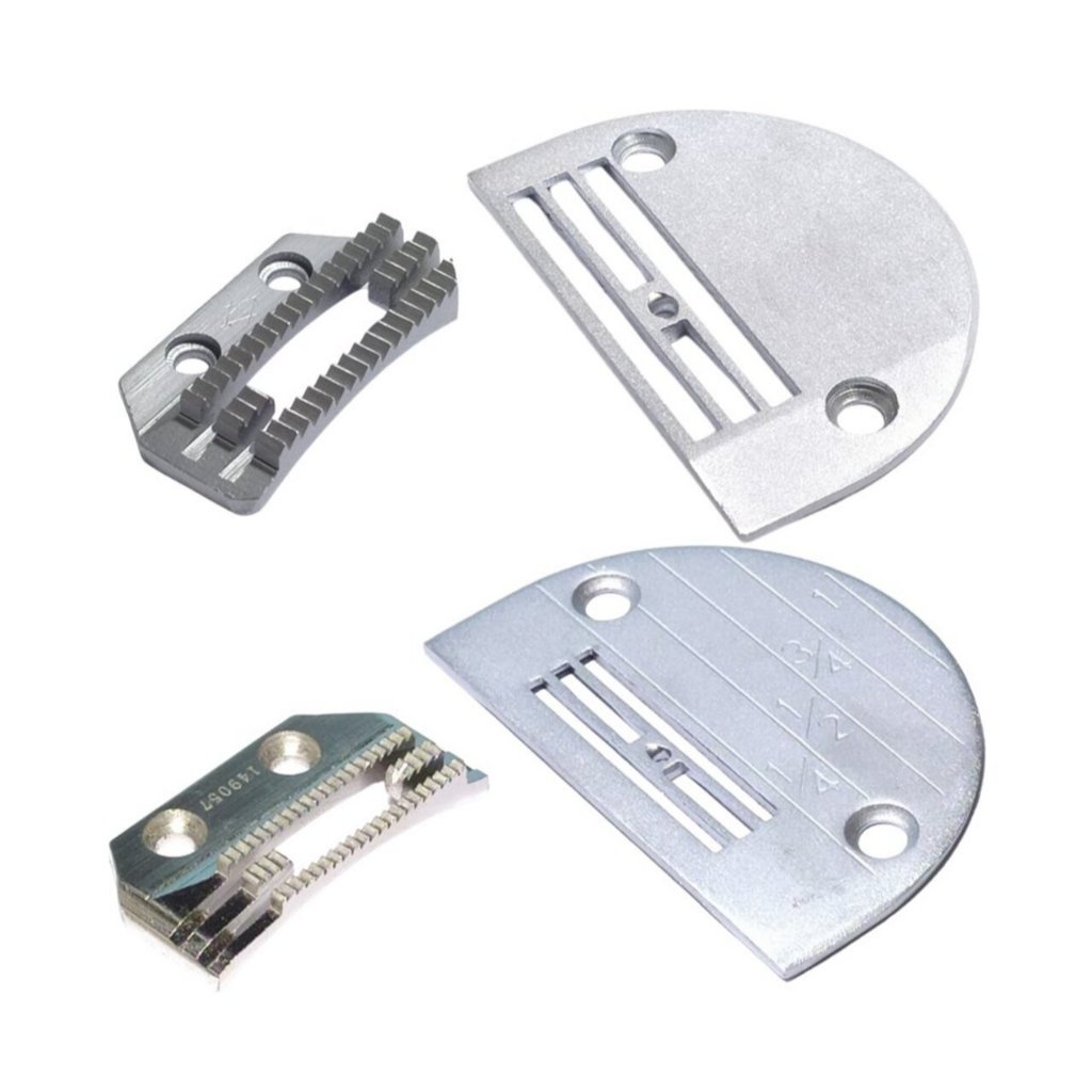 Chapa e Dente Costura Leve Pesada 4 Carreiras Reta Industrial