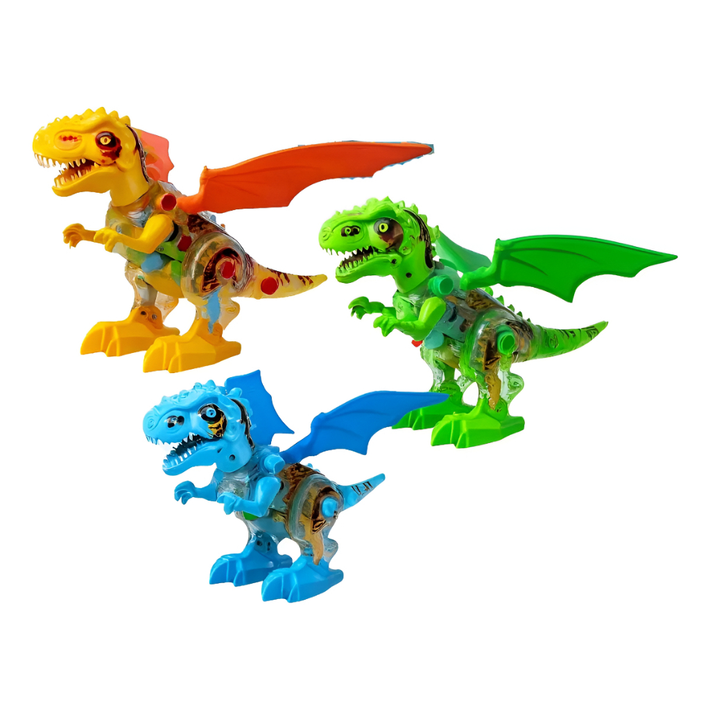 Dragão Robô Com Luz, Som, Fumaça E Movimento Tiranossauro Rex - Dragão