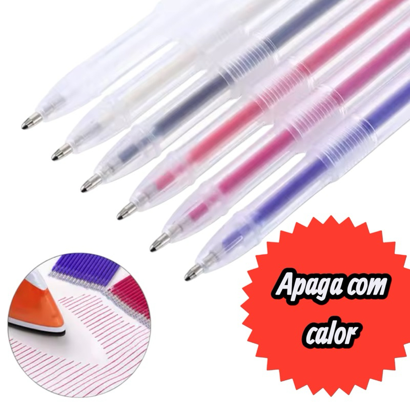 Caneta Fantasminha Mágica – Apaga com o Calor! Costura Patchwork✨ em Oferta na Shopee
