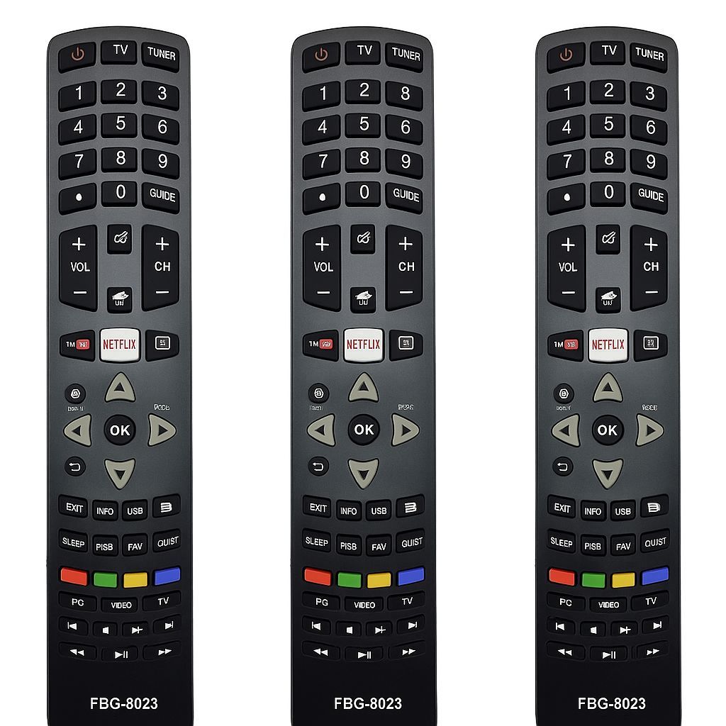 Controle Remoto compativel Smart TV Semp Toshiba FBG-8023 Compativel Pronto para Uso Botao Netflix Sem Pilhas