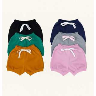 Shorts de Bebê Algodão Liso Verão Várias Cores Confortável e Fresquinho - Até 12 Meses em Oferta na Shopee