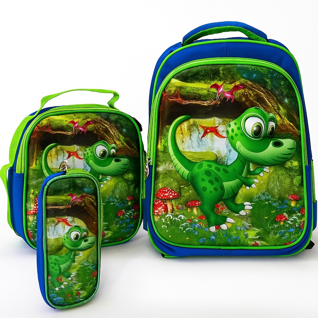 Kit Mochila Dinossauro 3d: Onde Comprar | BuscaProdutos