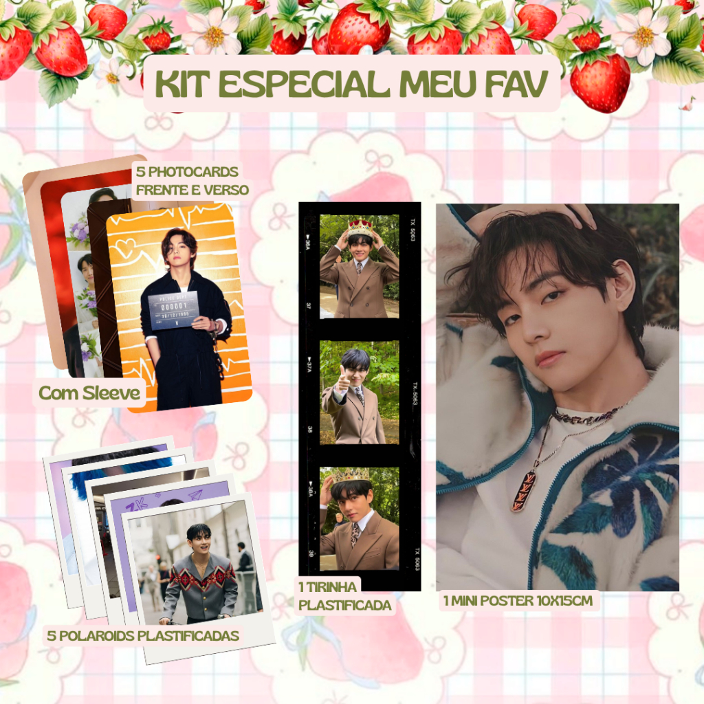 KIT ESPECIAL MEU FAV | TODOS OS TEMAS | BTS STRAY KIDS NCT NTX TAYLOR SWIFT TWICE  | C SLEEVE | PHOTOCARD | POLAROID