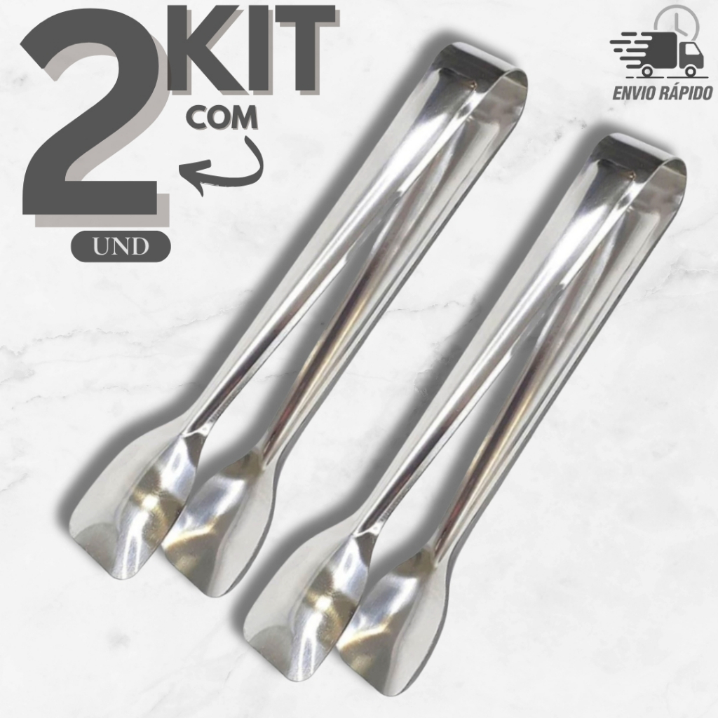 Pegador de Frios Inox l Pinça de Servir Queijos Presunto Gelo e Churrasco em Oferta na Shopee