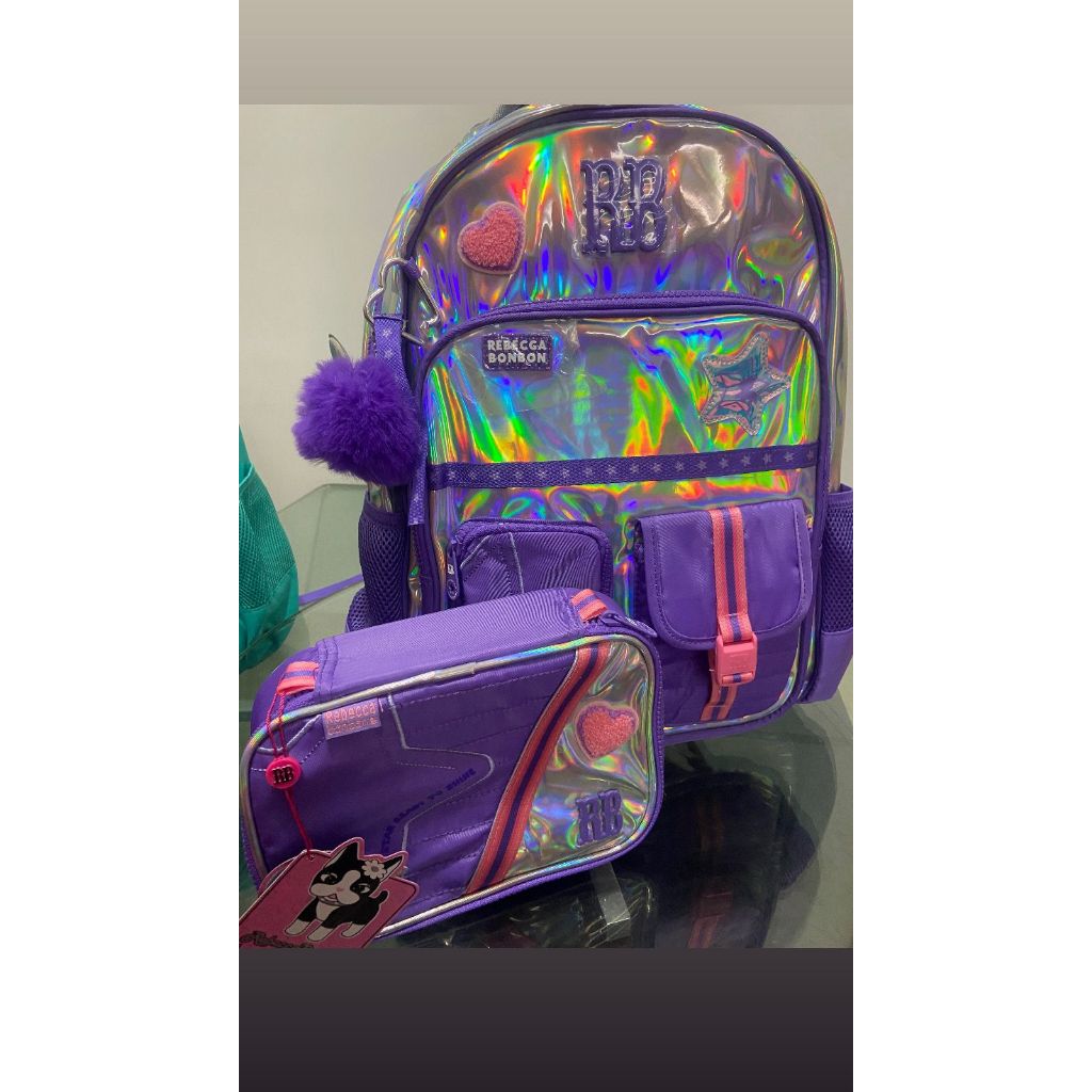 Kit Mochila+Estojo Rebecca Bonbon Original,Personalidade,Estilo e Combinaçao perfeita Soberano Stores