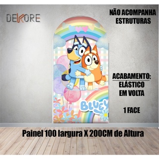 Painel Lateral Blue Xadrez Cachorros em Oferta na Shopee