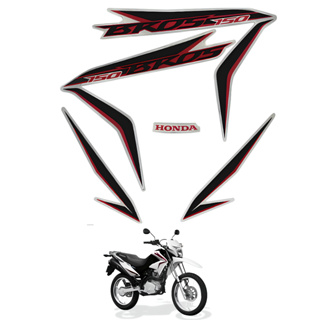 FAIXA ADESIVO KIT COMPLETO NXR 150 2014 BRANCA em Oferta na Shopee