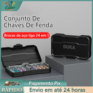 Conjunto de chaves de fenda doméstica multifuncionais 24 em 1 em Oferta na Shopee