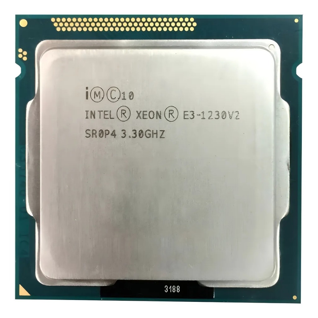 Processador xeon e31230v2= i7 3770 sem video  integrado usad