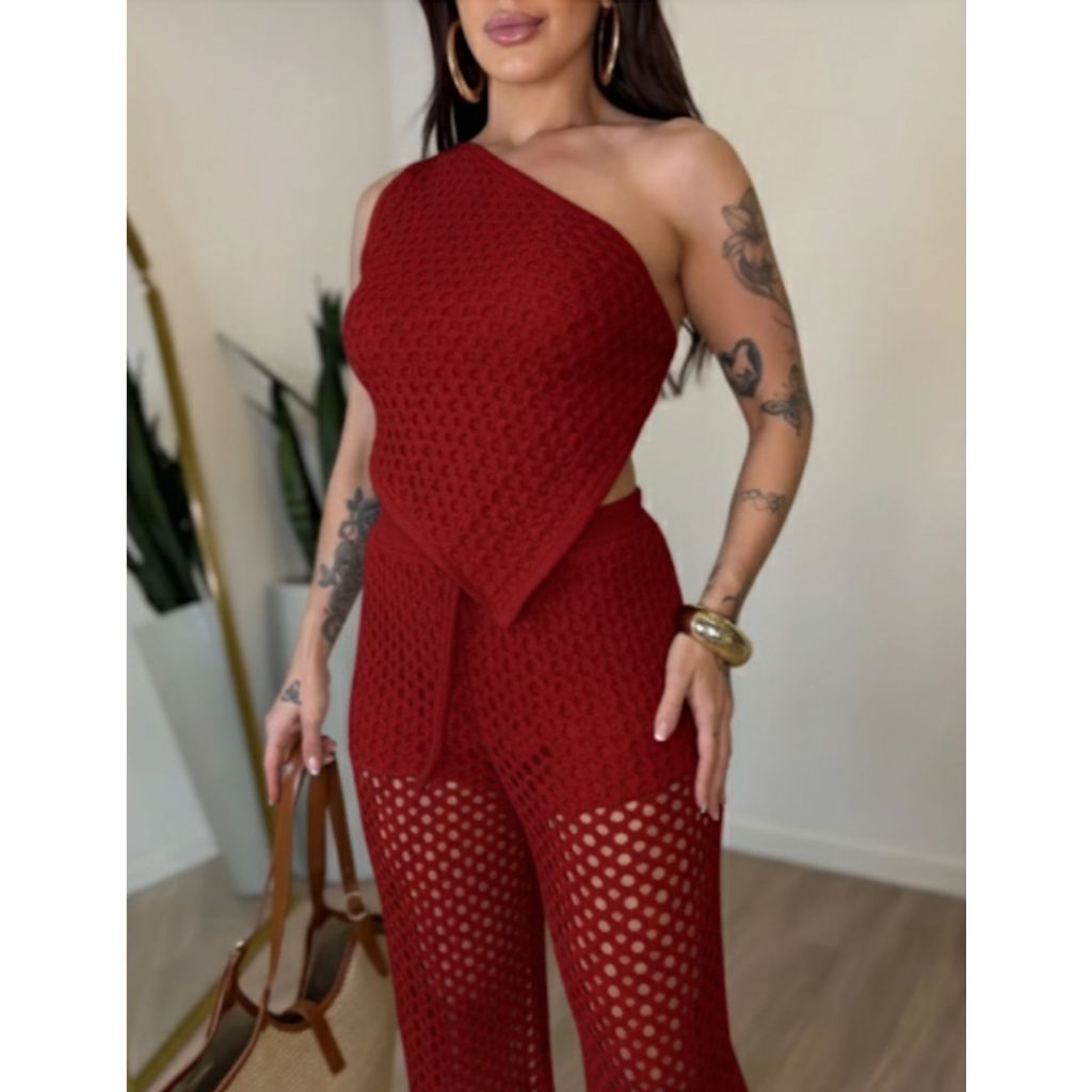 Conjunto Cropped e Calça Lovito: Onde Comprar | BuscaProdutos