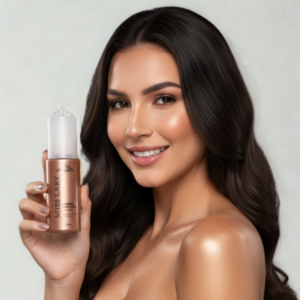 Spray Iluminador Corpo e Rosto - Miss Lary