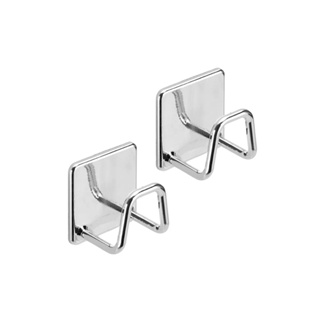 Kit 2 Ganchos De Parede Com Adesivo 3m Cromado Dourado Arthi Cabide de Parede Autocolante em Oferta na Shopee