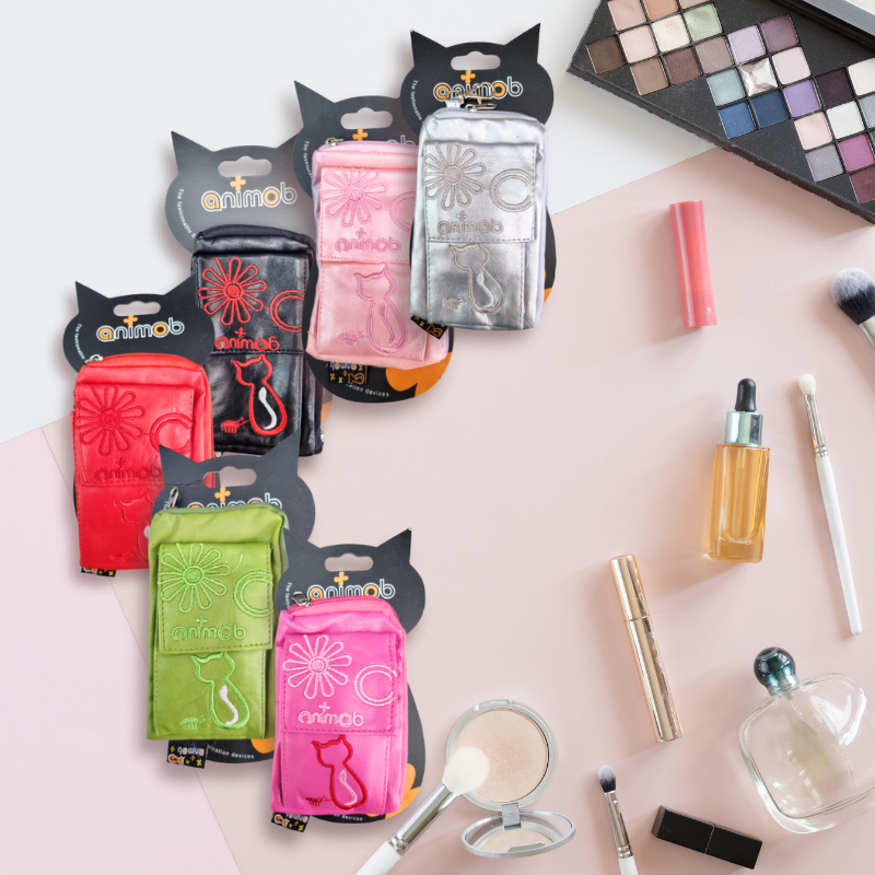 Carteira animob Porta cartão moedas compacta divisorias