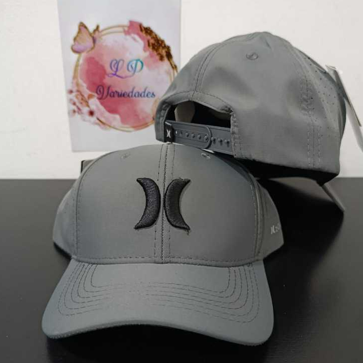 Boné Hurley Snap Back Dri-Fit Aba Curva com Regulagem  tamanho M Adulto