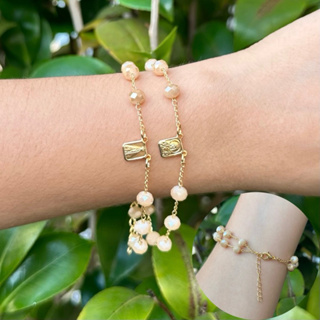 Pulseira Escapulário de Nossa Senhora Aparecida Esculpario de Pulso Folheado Pulseira Católica em Oferta na Shopee