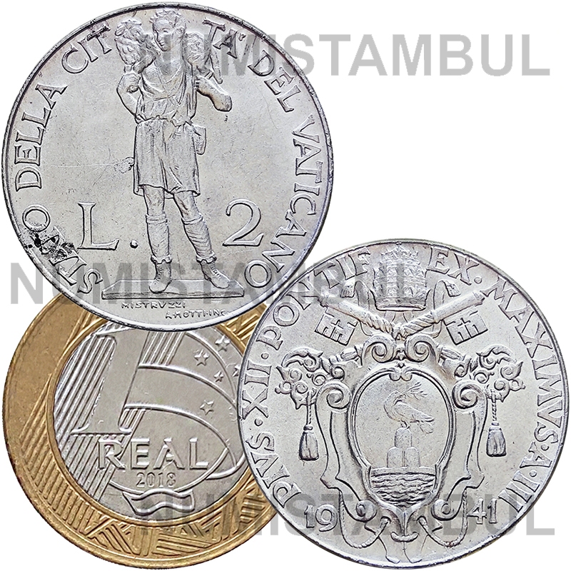 Vaticano - 2 liras 1941