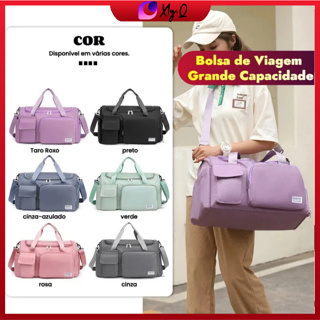 Bolsa Mala de Viagem Multifuncional de Grande Capacidade Resistente e Impermeável em Oferta na Shopee