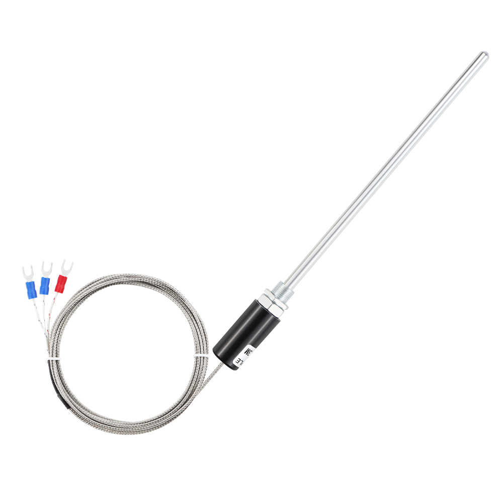 Sensor Alta Temperatura PT100 200mm Vareta 1 Metro Nfe