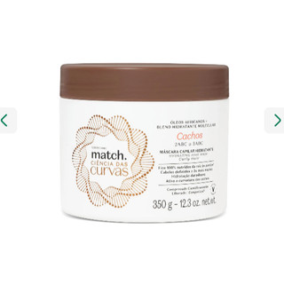 Máscara Capilar Hidratante, Creme para Pentear, Match Ciência das Curvas Cachos O Boticário.
