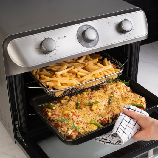 Fritadeira Elétrica Sem ÓLeo Fryer Air Forno 35 Litros Prata MFB35G 127v Mueller